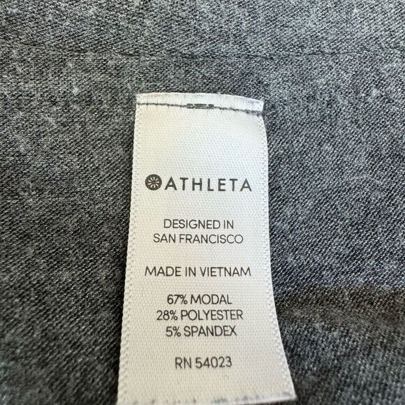 Athleta  Asymmetrical T-shirt tunic in gray size S - Picture 5 of 9